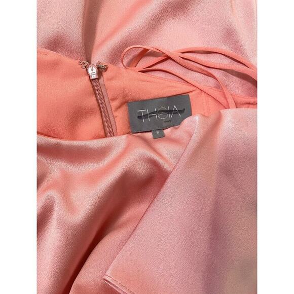 THEIA Carina One Shoulder Gown Dress - Picture 7 of 8